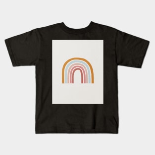 Rainbow, Abstract, Mid century modern kids wall art, Nursery room Kids T-Shirt